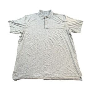 Peter Millar Skulls Drinks Golf XL Polo Shirt Blue Summer Comfort Performance